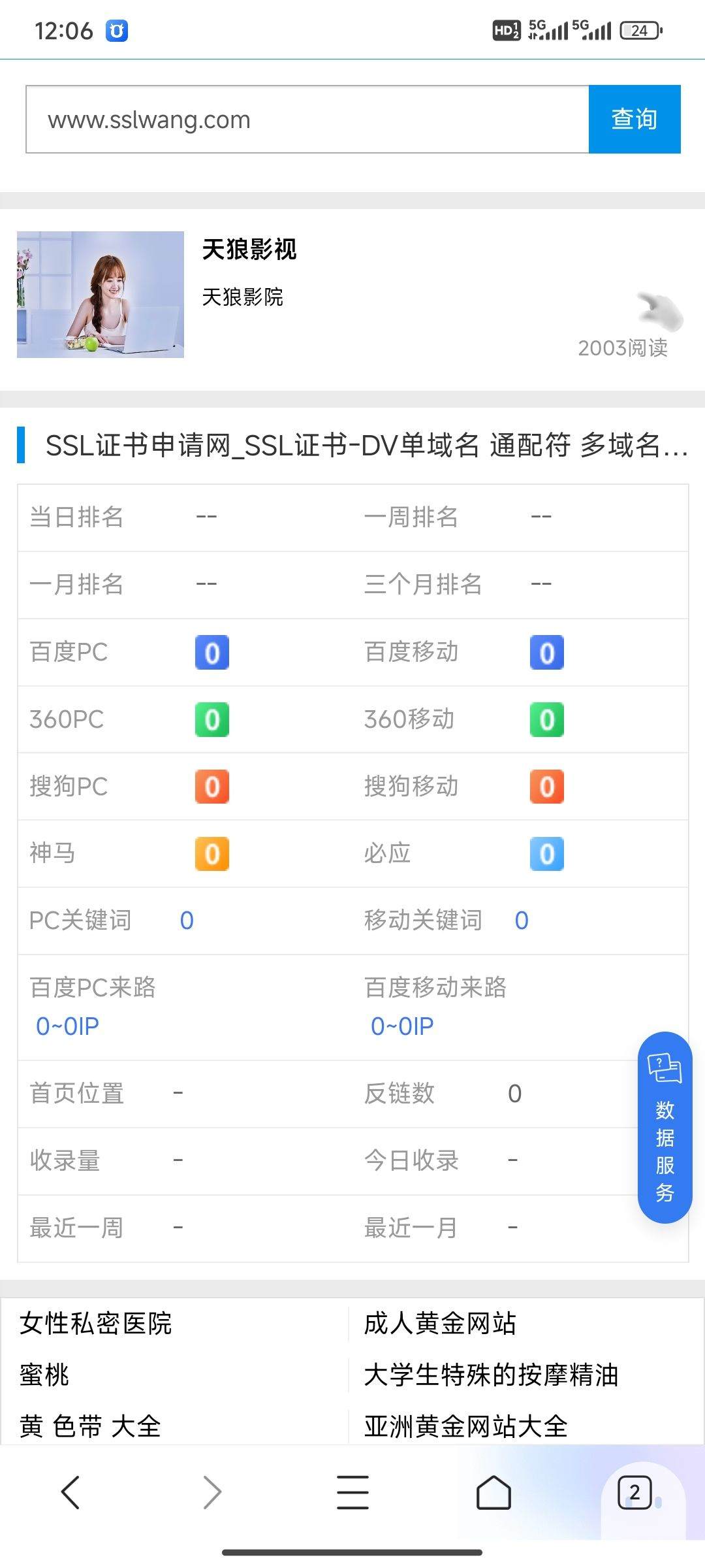 一时脑热，搞了个ssl证书网有前途吗 