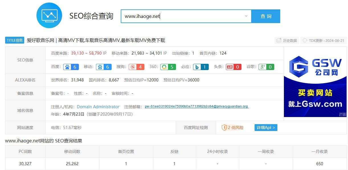 奇葩，这种歌曲侵权网站几个月百度权重直接干到6，没BA百度秒收，百度最爱黑产 歌曲,百度,网站,权重,奇葩