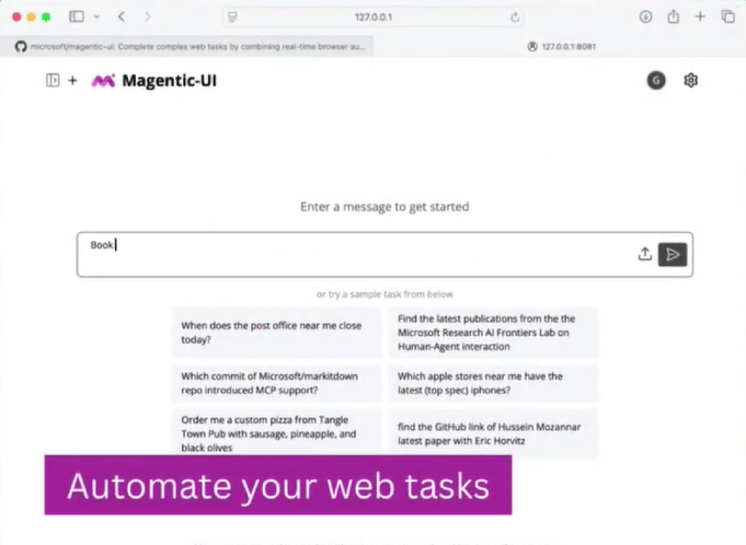 微软开源Magentic-UI，重新定义人机协同网页自动化 微软开源网站,微软开源cms,微软开源项目,微软开源ide