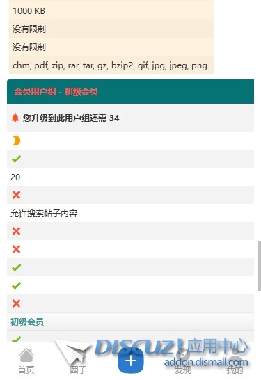 手机版-我的-用户组，显示错位，需要调整。
New
 用户组在哪里,用户组不见了