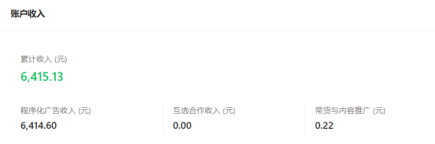 去年2月到现在，公众号收益 公众号获利