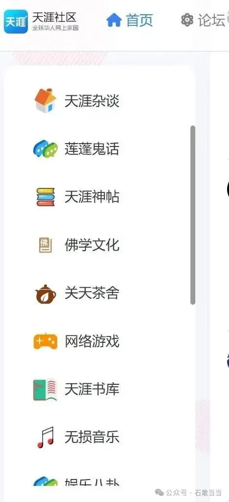 听说 天涯社区又回来了 茶舍,9474494745,94746,杂谈,页面