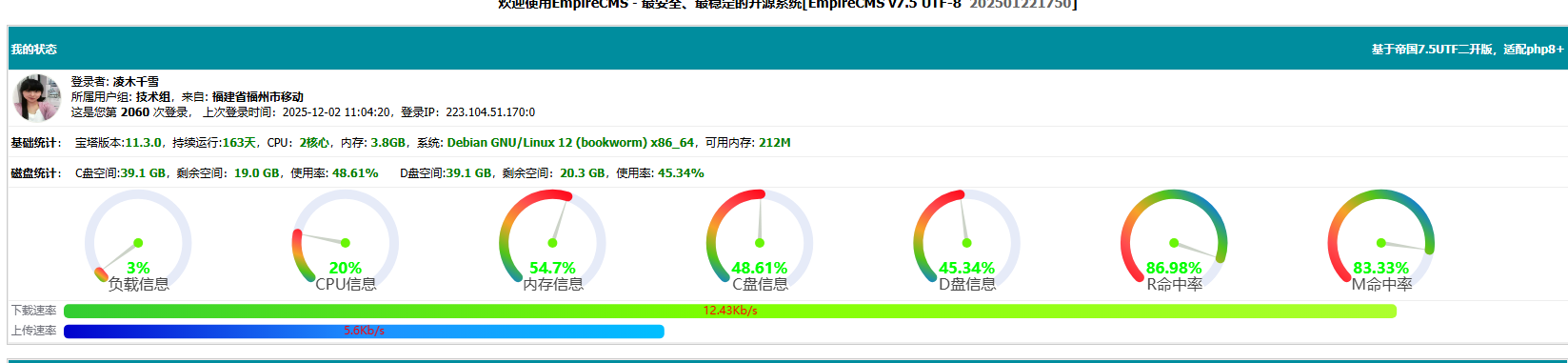 帝国用动态，做伪静态需要配置高吗 服务器,内存,mysql,静态,配置